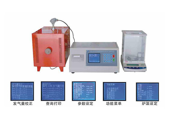 Easy Operation And Data Management Intelligent Molding Materials Gas Evolution Tester
